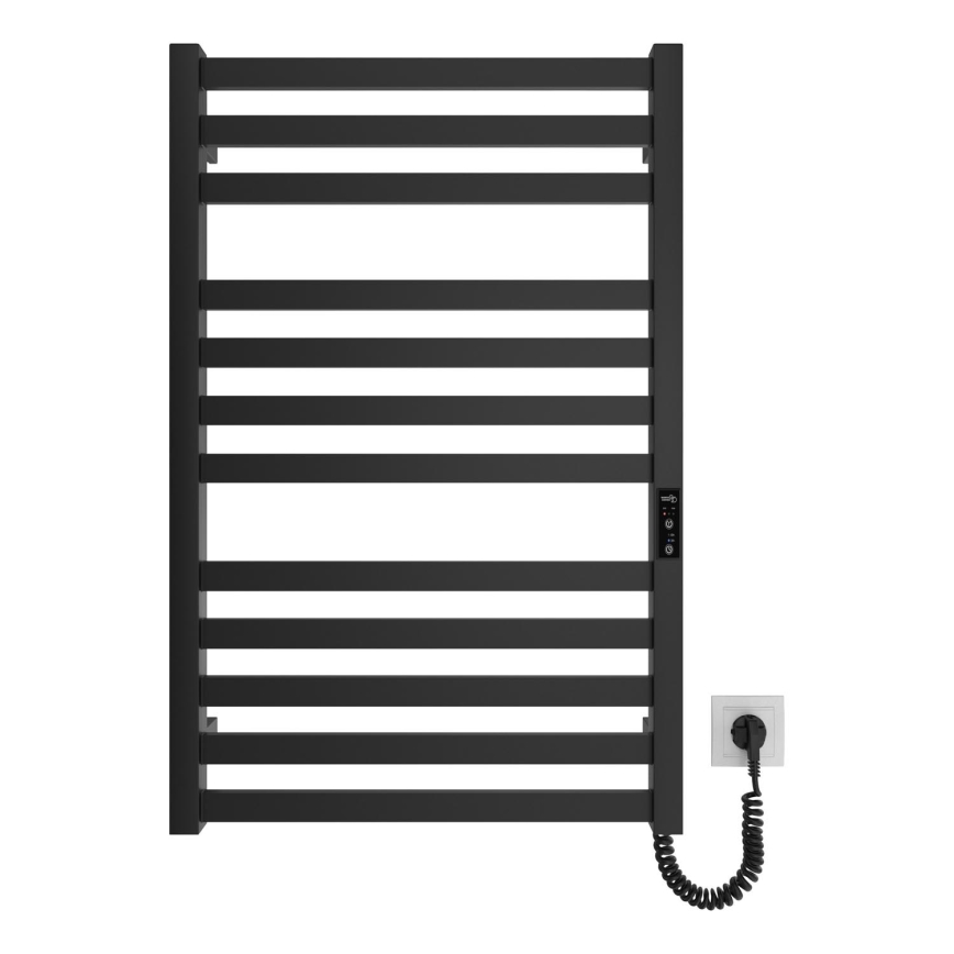 Lämmitetty pyyhekuivain tikkailla HF OXFORD 170W/230V 77x53 cm musta