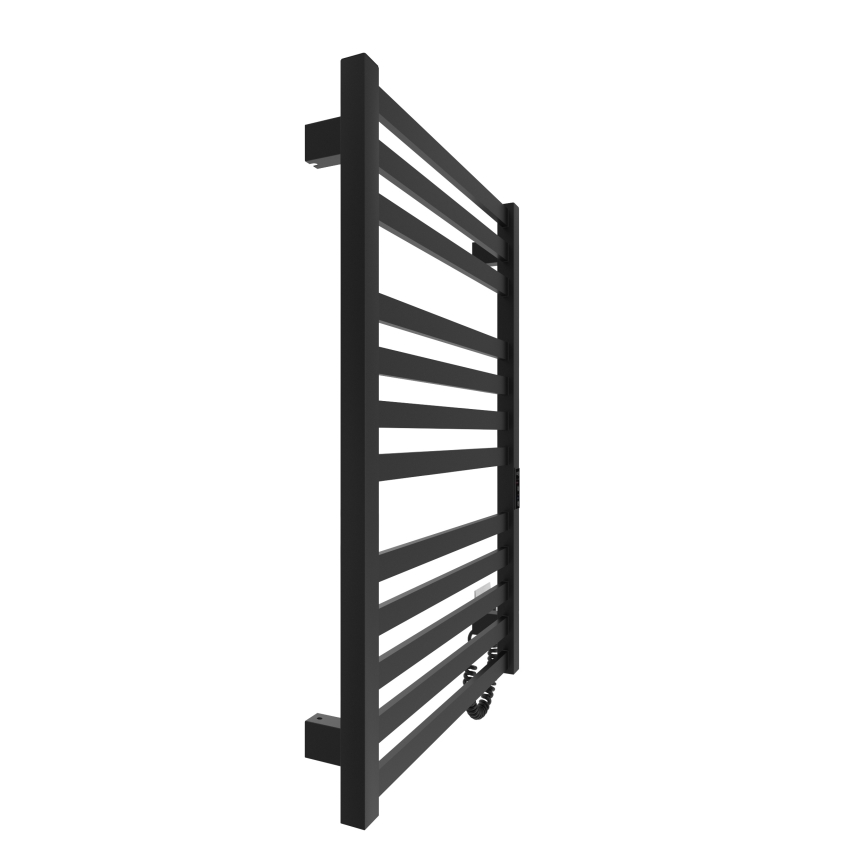 Lämmitetty pyyhekuivain tikkailla HF OXFORD 170W/230V 77x53 cm musta
