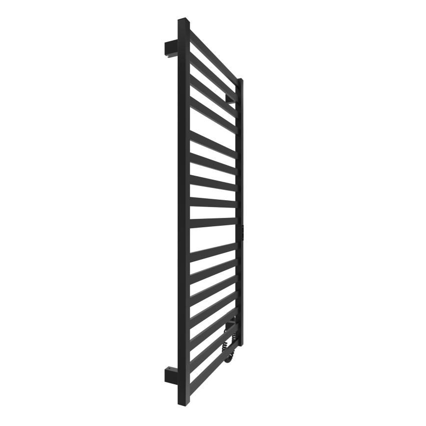 Lämmitetty pyyhekuivain tikkailla HF OXFORD 255W/230V 117x53 cm musta