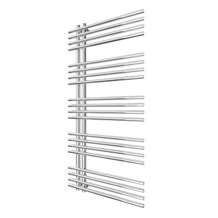 Lämmitetty pyyhekuivain tikkailla INOX 368W/230V 109x53 cm ruostumaton/kiiltävä kromi