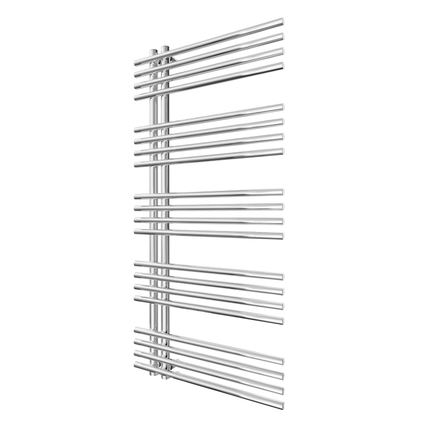 Lämmitetty pyyhekuivain tikkailla INOX 368W/230V 109x53 cm ruostumaton/kiiltävä kromi