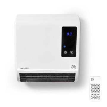 Lämmitin LED-näytöllä ja termostaatilla 2000W/230V IP22 + kauko-ohjain