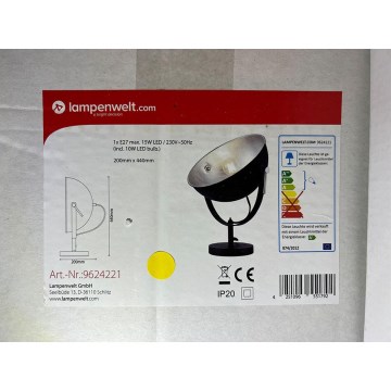 Lampenwelt - LED RGBW Himmennettävä pöytävalaisin MURIEL 1xE27/10W/230V Wi-Fi