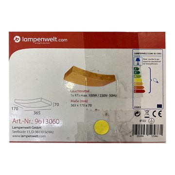 Lampenwelt - Seinävalaisin BERRA 1xR7s/100W/230V