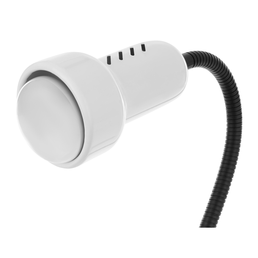 Lamppu klipsillä LOLEK 1xE14/24W/230V valkoinen