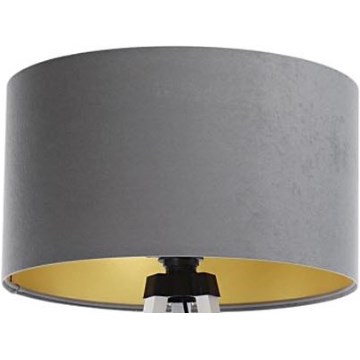 Lampunvarjostin lattiavalaisimelle STANDART E27 halkaisija 45 cm harmaa/kulta