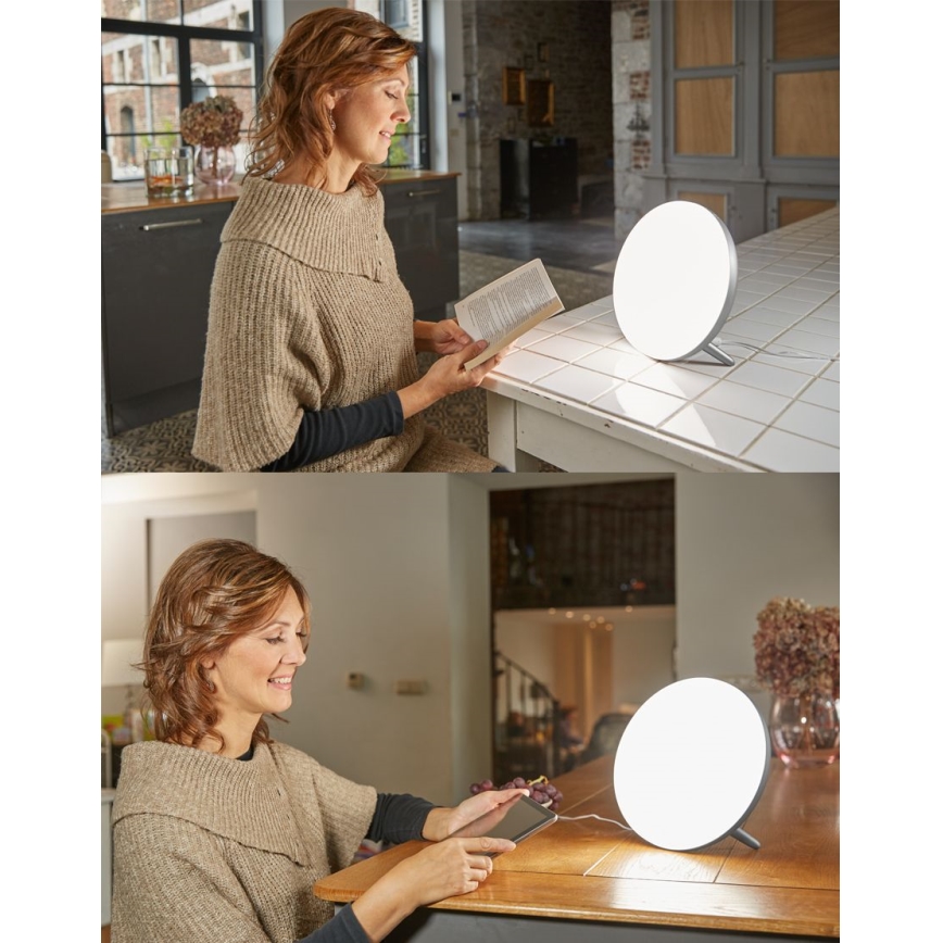 Lanaform - LED Älykkäät monitoimipöytälamppu WL-100C LED/5W/5V