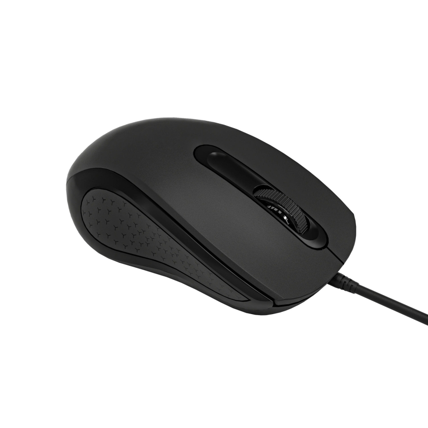 Langallinen hiiri 1200 DPI USB-C musta