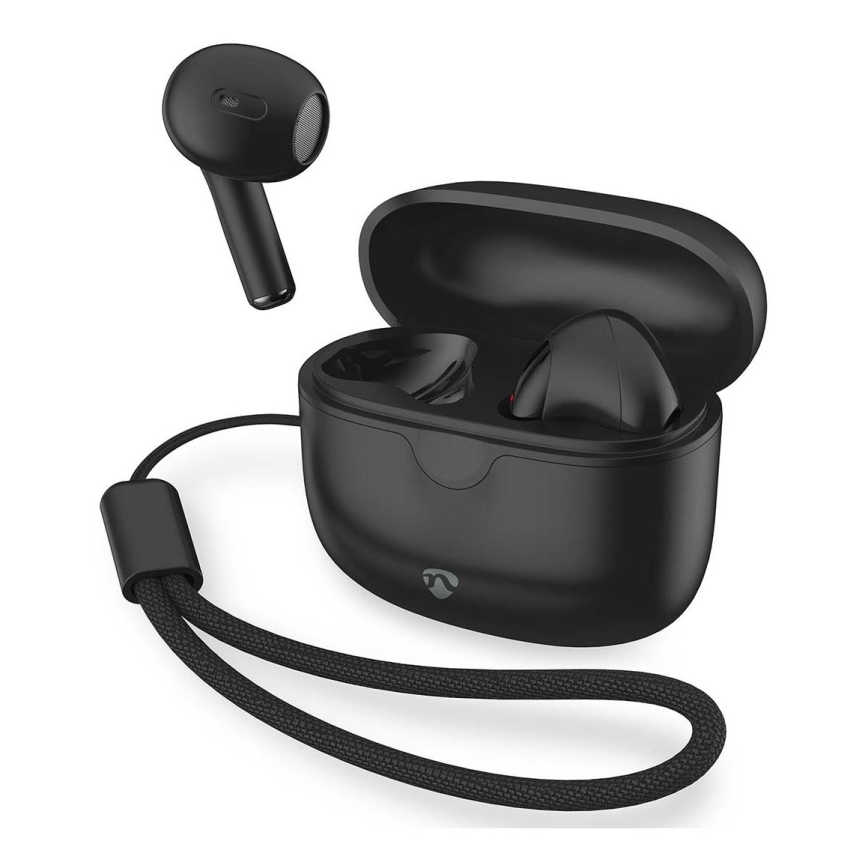 Langaton earphones 250 mAh + 2x 30 mAh musta