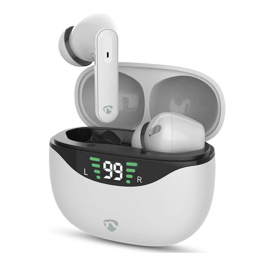 Langaton earphones kanssa ANC 320 mAh + 2x 40 mAh valkoinen