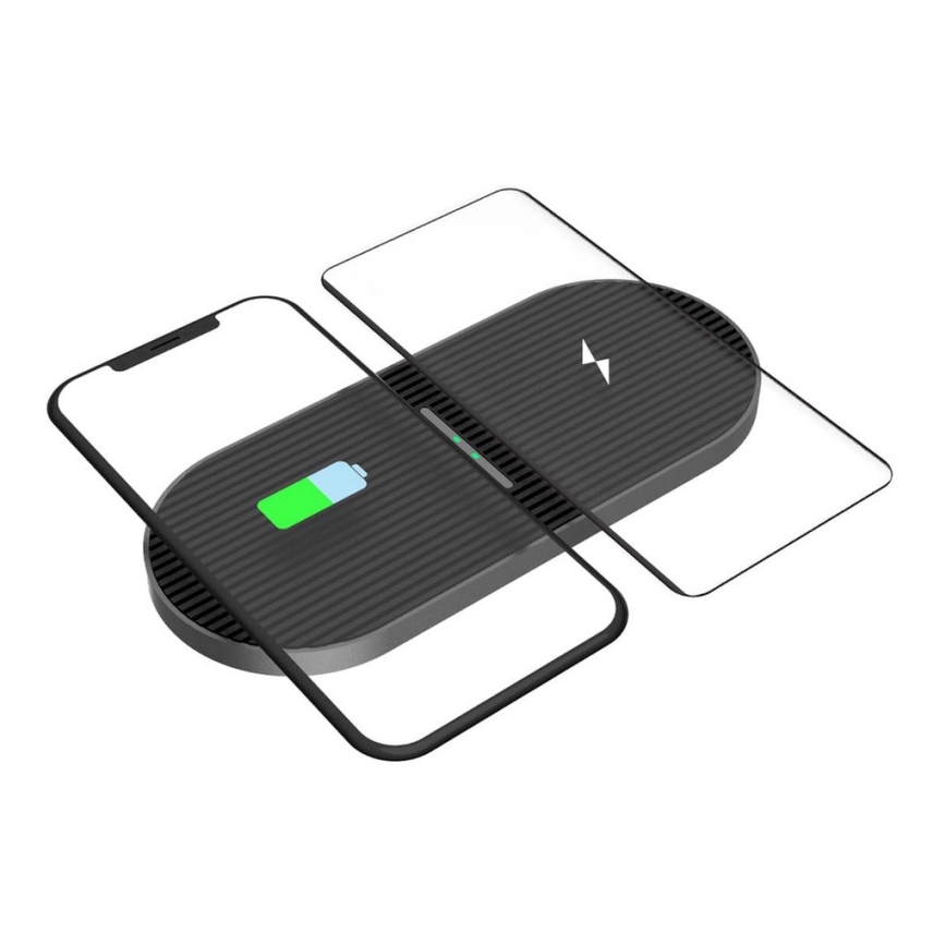 Langaton laturi 2x10W USB-C