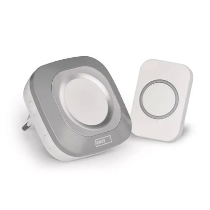 Langaton ovikello 230V IP44 harmaa