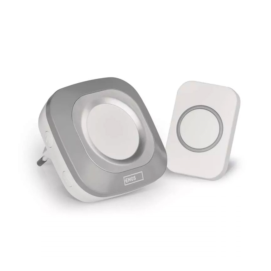 Langaton ovikello 230V IP44 harmaa