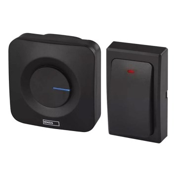 Langaton ovikello 230V IP44 musta