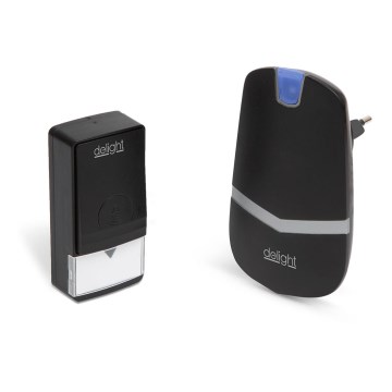 Langaton ovikello 230V IP44 musta