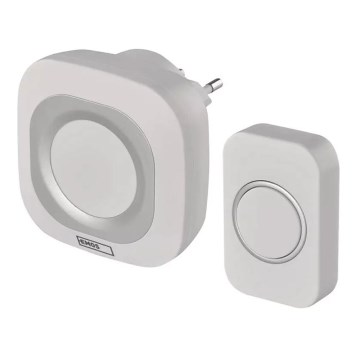 Langaton ovikello 230V IP44 valkoinen