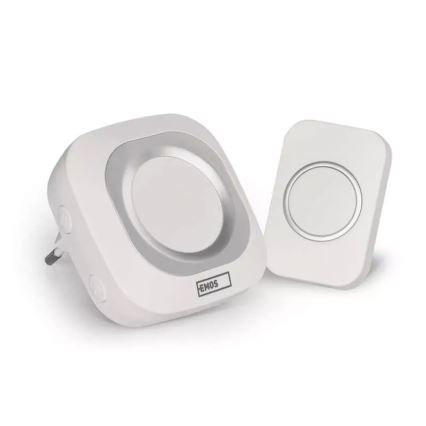Langaton ovikello 230V IP44 valkoinen