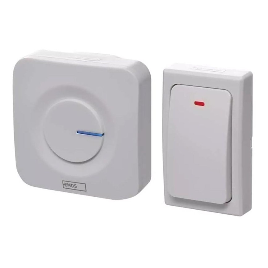 Langaton ovikello 230V IP44 valkoinen