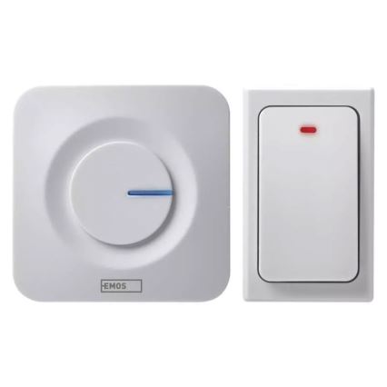 Langaton ovikello 230V IP44 valkoinen