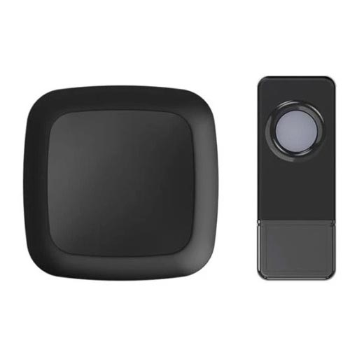 Langaton ovikello 230V IP55 musta