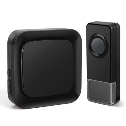 Langaton ovikello 230V IP55 musta