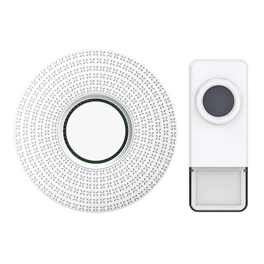 Langaton ovikello 230V IP55 valkoinen