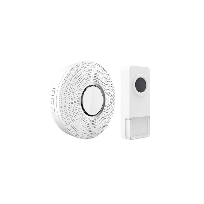 Langaton ovikello 230V IP55 valkoinen