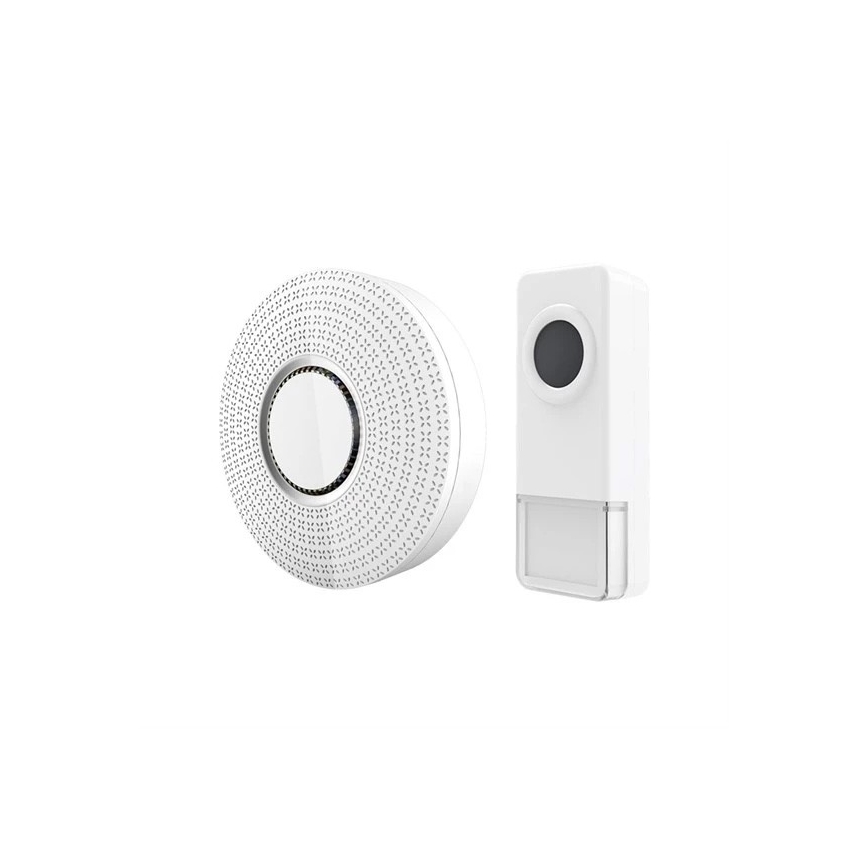 Langaton ovikello 230V IP55 valkoinen