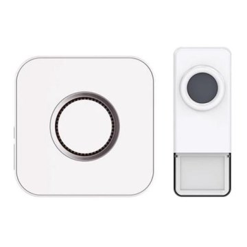 Langaton ovikello 3xAAA IP55 valkoinen