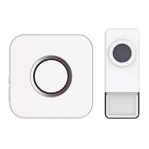 Langaton ovikello 3xAAA IP55 valkoinen