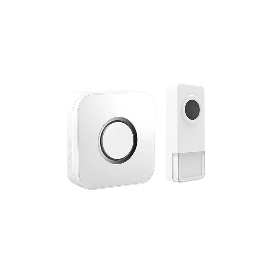 Langaton ovikello 3xAAA IP55 valkoinen