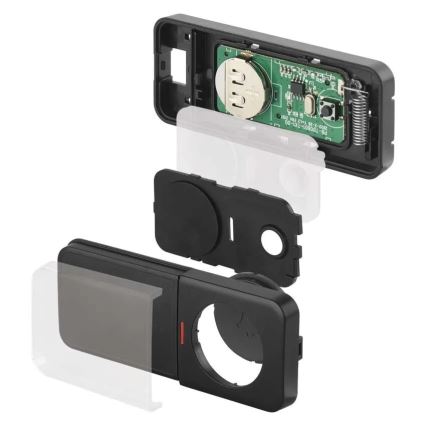 Langaton ovikello pistorasiaan 230V + 1xCR2032 musta