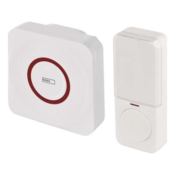 Langaton ovikello pistorasiaan GoSmart 230V + 1xCR2032 valkoinen Wi-Fi