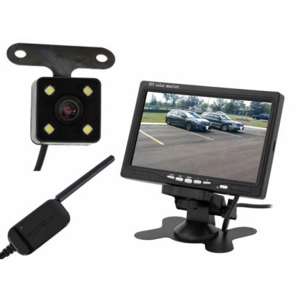 Langaton peruutuskamera LCD Wi-Fi 12V IP66