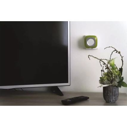 Langaton pistokeovikello 230V + 1xCR2032 IP44 vihreä