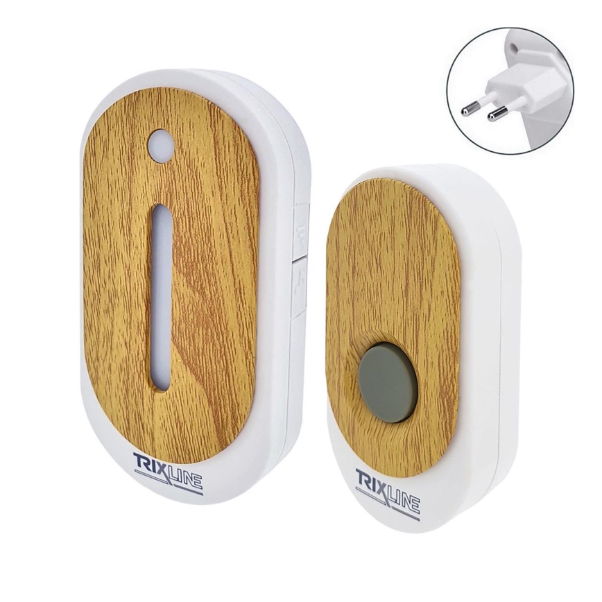 Langaton pistokeovikello BELL 230V + 1x23A ruskea