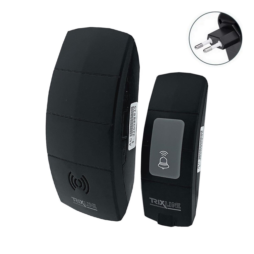 Langaton pistorasiakello BELL 230V + 1x23A musta