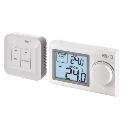 Langaton termostaatti 2xAAA