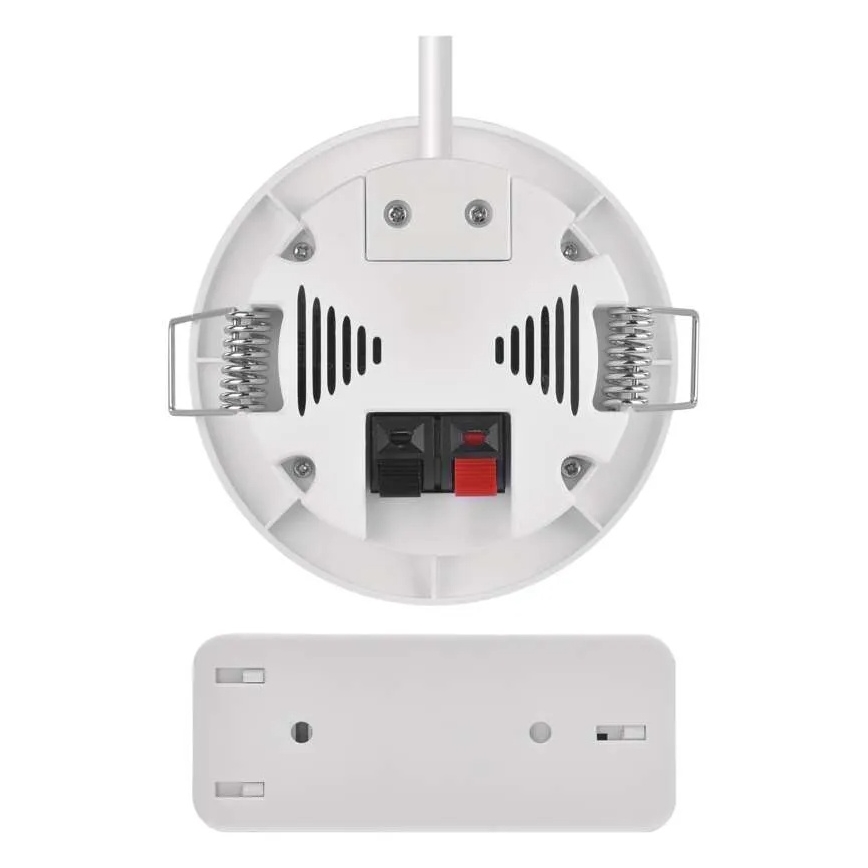 Langaton upotettava ovikello 230 V + 1 x CR2032, valkoinen