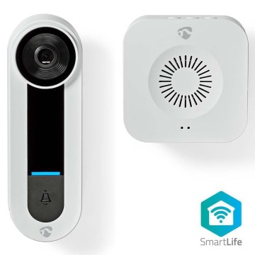Langaton video-ovikello anturilla Full HD 1536p Wi-Fi IP65