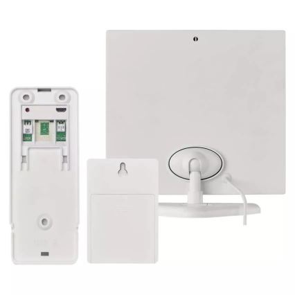 Langaton video-ovikello aurinkopaneelilla GoSmart 4400 mAh 3xAA IP44 Wi-Fi Tuya