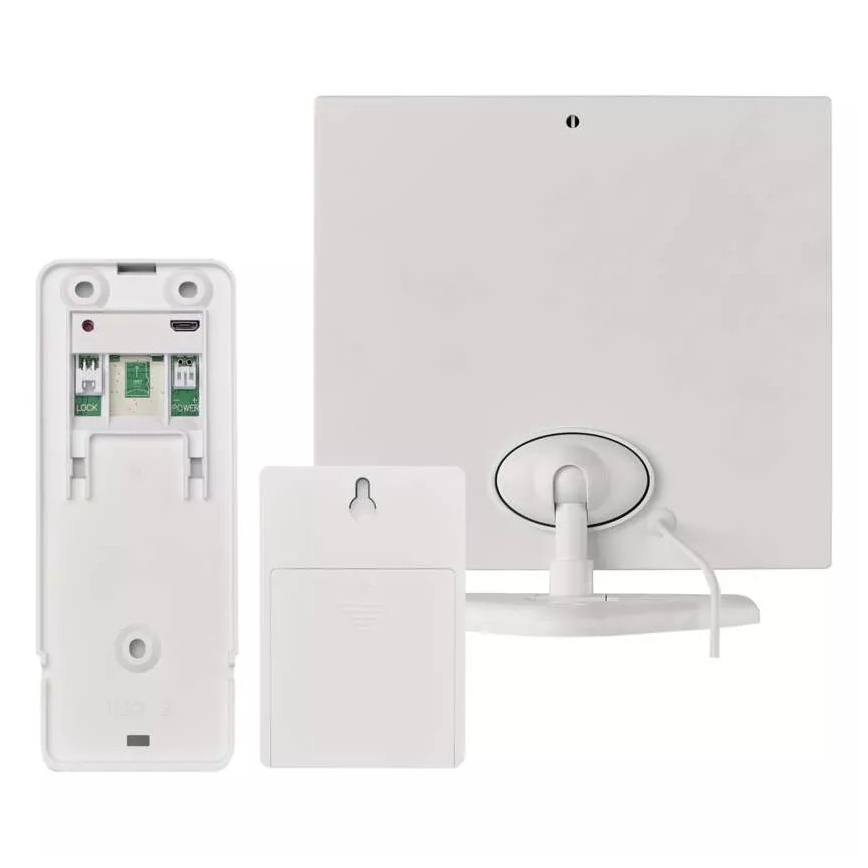 Langaton video-ovikello aurinkopaneelilla GoSmart 4400 mAh 3xAA IP44 Wi-Fi Tuya