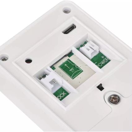 Langaton video-ovikello aurinkopaneelilla GoSmart 4400 mAh 3xAA IP44 Wi-Fi Tuya