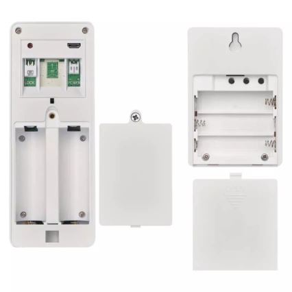 Langaton video-ovikello aurinkopaneelilla GoSmart 4400 mAh 3xAA IP44 Wi-Fi Tuya