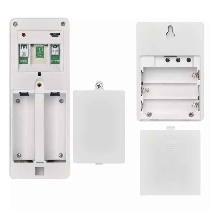Langaton video-ovikello aurinkopaneelilla GoSmart 4400 mAh 3xAA IP44 Wi-Fi Tuya