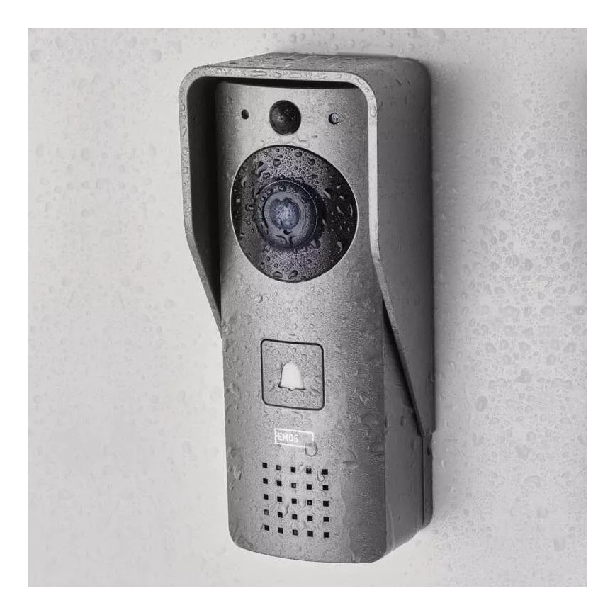 Langaton video-ovikello liiketunnistimella GoSmart 12V 3xAA IP44 Wi-Fi Tuya