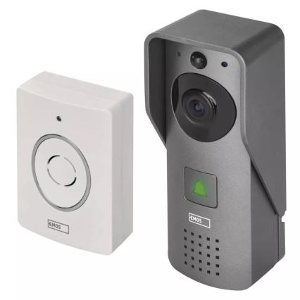 Langaton video-ovikello liiketunnistimella GoSmart 12V 3xAA IP44 Wi-Fi Tuya