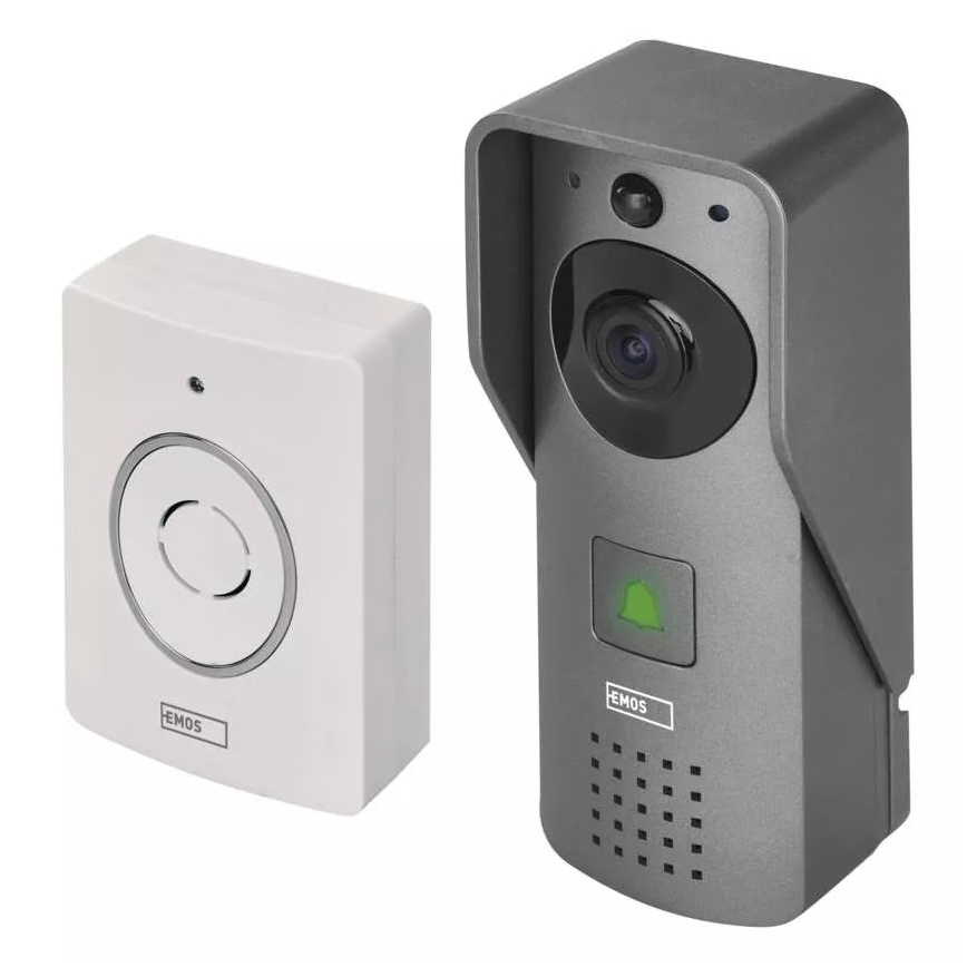 Langaton video-ovikello liiketunnistimella GoSmart 12V 3xAA IP44 Wi-Fi Tuya