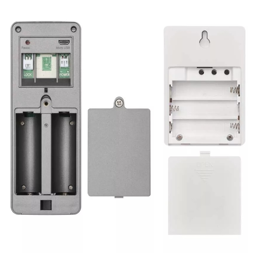 Langaton video-ovikello liiketunnistimella GoSmart 12V 3xAA IP44 Wi-Fi Tuya