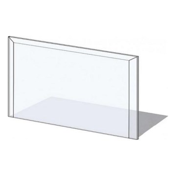 Lasi takan alle 1000x550x6 mm suorakulmio